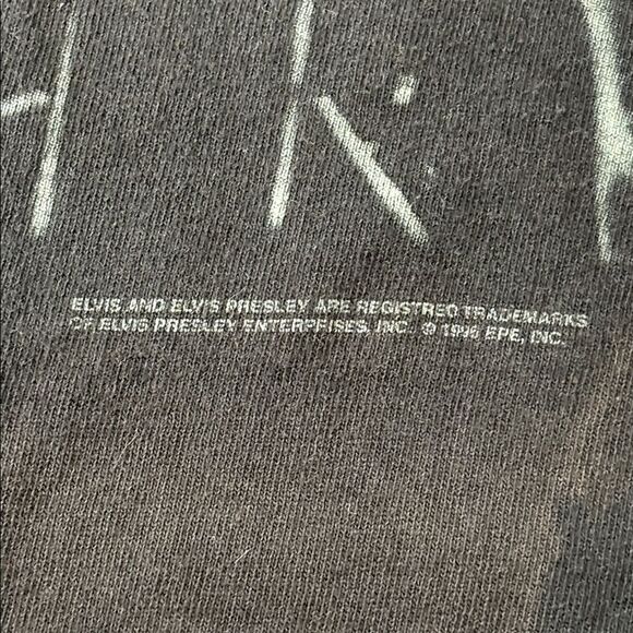 VINTAGE 1996 ELVIS PRESLEY SHOW 1 CONCERT BAND TEE SINGLE STITCH MENS XL - Picture 3 of 7